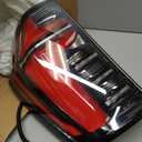 Red Trim LED Tail Light Rear Lamp Assembly Compatible for 2025 Chevy Suburban Tahoe Left Driver Side 85050856 85742164