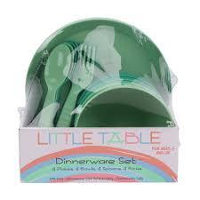 Little Table 16 Pc Dinnerware Set-Green