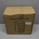 5 Gallon Bathroom Trash Can with Lid, Automatic Motion Sensor White Trash Can, Touchless Slim Waterproof Garbage Bin for Kitchen, Bedroom, Office, And Bathroom