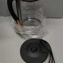 Cosori Electric Kettle, No Plastic Contact With Water, Wide Mouth For Easy Cleaning, Auto Shut Off, 1.7L Tea Kettle & Hot Water Boiler, Water Heater & Teapot, Borosilicate Glass, Black, 1500W (1.8 Quarts)