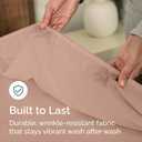 Queen Fitted Bed Sheet - Bottom Single Fitted Sheet Only - Ultra-Soft Hotel Luxury Bedding w/ 8-16 Inch Deep Pockets - Breathable, Cooling & Wrinkle Free - Easy-Care, Fade & Shrink Resistant - Mauve