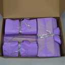 100 Pcs Frosted Plastic Gift Bags with Handles for Small Business Clear Shopping Bags with Cardboard Bottom,4 Sizes