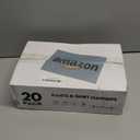 Clothes Pants Hangers with Wide Clips 20 Pack, Non-Slip Adjustable Skirt Hanger for Women, Space-Saving Heavy Duty Men Hangers for Pants, Trousers, Jeans, Shorts 12Inch White