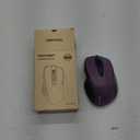 TECKNET Wireless Mouse, 2.4G Ergonomic Optical Mouse, Computer Mouse for Laptop, PC, Computer, Chromebook, Notebook, 6 Buttons, 24 Months Battery Life, 2600 DPI, 5 Adjustment Levels (Purple)