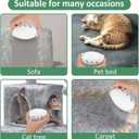 Washable Lint Roller 2pcs, ReusableSuper Sticky Lint Ball Remover for Pet Hair and, Lint Roller Ball for Plush Hair for Travel,Home Office