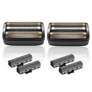 For Andis Foil Shaver Replacement Head for Model 17300 reSURGE Electric Shaver Replacemen Blades (Black/2Pack)