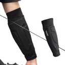 Archery Arm Guard Cooling Arm Sleeve Sun Protection with Full Coverage Forearm Design for Right Left Hand Adult Archers (Black)