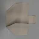 OLETHA Aesthetic Rectangle Tissue Box Cover, Medium Flat Box Tissues Holder Rectangular, Light Taupe (Fits Medium Flat Box (110-160 Sheets))