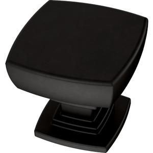 Franklin Brass Parow (5-Pack) Cabinet Knobs | Matte Black Handles for Dresser Furniture Drawers/Kitchen/Door/Bathroom | 1-1/8" P29542Z-FB-B1