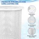 R38013A Pool Skimmer Basket Replacement for Pentair/Aladdin B-37 | Heavy-duty durable plastic cage, strong debris capture, exact OEM fit for Pentair/Aladdin B-37, easy install