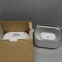 PETLIBRO Cat Water Fountain, Cordless Pet Water Fountain Battery Operated, 2.5L/84oz Dockstream Water Fountains for Cats Indoor, Cat Fountain with Stainless Steel Tray, Easy to Clean BPA-Free (White)