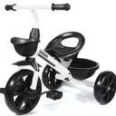KRIDDO Kids Tricycles for 2-4 Year Olds, Toddler Trike Gift for 24 Months to 4 Years, White