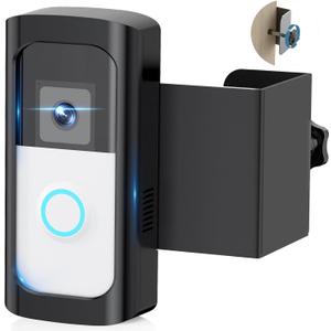Anti-Theft Video Doorbell Mount, No-Drill Bracket for R/ing Battery Doorbell (2024 Release)/Plus/Pro/Video Doorbell 2nd Gen (2020 Release), Upgrade Protection & Not Block Sensor
