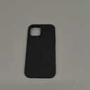 Vooii Compatible with iPhone 12 Case/iPhone 12 Pro Case, Liquid Silicone Upgrade [Soft Anti-Scratch Microfiber Lining] [Shockproof Drop Protection] Phone Case 6.1 inch - Black