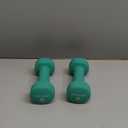 Yes4All Neoprene Coated Dumbbell Hand Weight Sets of 2 - Dark Green - 5.0 lbs - Pair, Anti-roll, Anti-Slip, Hexagon Shape