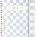 Spiral Lined Notebook Journal, A4 (8.511'') Large Grey Journal For Women Men College Ruled Journaling Notebook For Work Note Taking School Business 100 pages