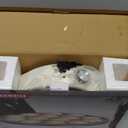 Mini Pancakes Maker Machine with 14 Larger & Deeper Grooves, Electric Mini Pancake Pan, Aebleskiver Pan, Ebelskiver Pan, Browning Controllable, White