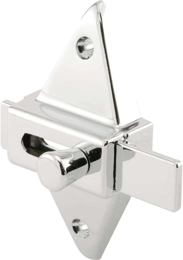 Prime-Line PH 17039 Slide Latch, 2-3/4 In. Hole Centers, Diecast Construction, Chrome (Single Pack)