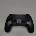 Wireless Controller Compatible with PS4/Pro/Slim, Black ps4 controller with Dual Vibration, 1000mAh Battery, 6-Axis Motion Sensor, Built-in Speaker & 3.5mm Headphone Jack, Charging Cable (Black)