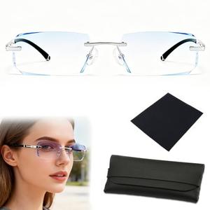 Clarity Blue Glasses, 2026 Upgraded Smart Auto Focus Glasses, Automatic Adjustment Eye Reading Glass For Men/Women with Case and Glasses Cloth