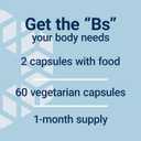 Life Extension BioActive Complete B-Complex, Heart, Brain and Nerve Support, Healthy Energy, Metabolism, Complete B Complex, 60 Vegetarian Capsules (60 Count (Pack of 1))