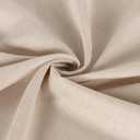 Fitable Faux Linen Tablecloths Rectangle 60 x 120 Inch - 6 Pack Neutral Table Clothes for 8 Foot Tables, Beige Faux Burlap Kitchen Table Covers for Dining, Party, Farmhouse, Banquet, Buffet