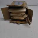 Tioncy 10 Pcs Large Rustic Poplar Wood Plank 11 x 7-9 Inches Natural Live Edge Wood Slab Hollow Unfinished Wooden Crafts for Burning Weddings Table Centerpieces Christmas DIY Decoration