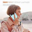 RMOCR for iPhone 16E Case with Screen Protector,Military Grade Heavy Duty Shockproof Phone Cover with Wrist Lanyard Strap for iPhone 16E 2025 Released,Mint Green