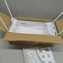 KOSIWU Dish Rack with Drainboard, Organizes Dishes and Bathroom Items for Narrow Spaces, TwoStory Drying Rack Fits 12 Plates 12 Bows 5 Glasses 4 Hooks and Some Cutlery, White