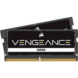CORSAIR Vengeance SODIMM DDR5 RAM 64GB (2x32GB) 5200MHz CL44 Intel XMP iCUE Compatible Computer Memory - Black (CMSX64GX5M2A5200C44)