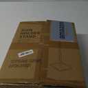 Adjustable Poster Sign Holder Stand 8.5x11 , Sign Holder Stand with Heavy Duty Marble Base, Reusable Sign Holder Vertical & Horizontal View Display for Indoor Outdoor Standing（Square）