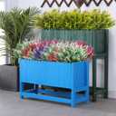 RECUTMS 20 Bundles Outdoor Artificial Flower UV Resistant Fake Stems Plants, Faux Plastic Greenery for Indoor Outside Hanging Plants Garden Porch Window Box Home Wedding Farmhouse Dcor(Yellow)