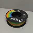 Creality 3D Printer Filament, Rainbow PLA+ Filament 1.75mm, Multicolor PLA Plus Strong Toughness Dimensional Accuracy +/- 0.03mm, PLA Pro for Most 3D Printer, 1KG Spool(2.2lbs)