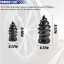 4 x Tire Repair Nails, Car Vacuum Tire Repair Rubber Nail Kit, Self-Service Rubber Screw Tire Plugs, Quick Puncture Repair Tools, Suitable for Car, Motorcycle, ATV, Truck, Tire Puncture Repair