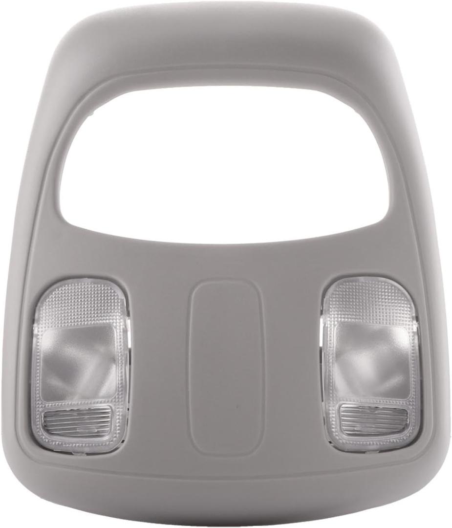 Overhead Console Dome Light Roof Halogen Map Reading Light Lamp Assembly, Compatible with 2002-2010 Dodge Ram 1500 2500 3500 4500 5500 Overhead Console Replace# 1DK78BD1AA 1DK78TL2AA 56049706AD/AF