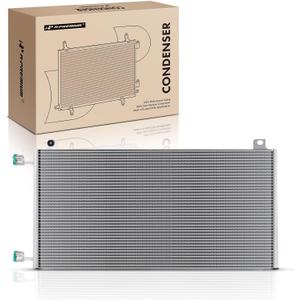 A-Premium Air Conditioning A/C Condenser Compatible with Chevrolet, GMC & Cadillac Models - Silverado 1500, Suburban 2500, Tahoe, Sierra 3500, Yukon, Escalade, H2