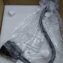 18 Inch Large Outdoor Gooseneck Barn Light, Waterproof and Rust-Resistant Dusk to Dawn Barn Light for Patio, Porch, Farmhouse, Gooseneck Lighting (Black)