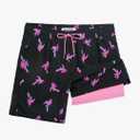 maamgic 2 in 1 Mens Swim Trunks 7 Inch Swim Shorts Swim Suits Board Shorts M