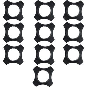 10PCS Black Rubber Microphone Anti Slip Ring 60mm Microphone Cover Musical Instruments Mounts Accessories