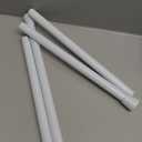 Tension Curtain Rod 30 to 64 Inch White Curtain Rod Adjustable Expandable Spring Tension Curtain Rod No Drilling 7/8" Spring Loaded Curtain Rods for Windows Bedroom Closet Doorway Door