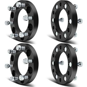 SCITOO 4Pcs Wheel Spacers 1 inch 6x5.5 Bore 108mm Studs 12x1.5 6 Lug Wheel Spacers Adapters Fit for for Toyota for Tacoma for Toyota for 4Runner for Toyota for Tundra for Toyota