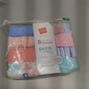 Hanes Girls' Organic Underwear, Brief & Hipster, Toddler & Girl Sizes, Pure Comfort Organic 100% Cotton Panties, 8-pack (Pink, L)