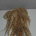 SEIKEA Highlight Drawstring Ponytail Extension, PT005 Isabella 26" Long Bohemia Curly Pony Tail Multi Layered Light Soft Clip in Hair Extensions Ponytail Natural Dark Blonde White Blonde Highlight