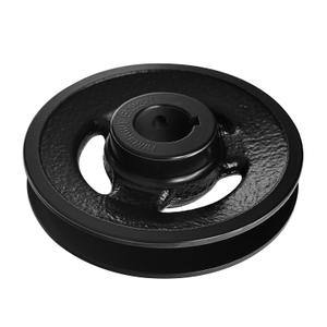 BK52-1 V-Belt Pulley 1 Inch Bore, 4.9" Outer Diameter, Cast Iron Single Groove Sheaves for 5L or B Belt
