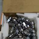 dynofit 24pcs 14x1.5 OEM/Stock Lug Nuts for 2015-2019 Expedition/F-150, M14-1.5 One-Piece Design Factory Chrome Wheel Lugnuts for Lincoln 2015-2023 Navigator, 21mm Hex Anti-Rusting Updated (Silver)