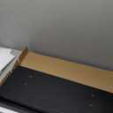 QEEIG Bathroom Shelves 24 inches Long Wall Shelf 24 x 9 inch Set of 2, Black (008-60B)