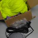 Glow in The Dark Green 1000 Sqft Uncut Giant Spider Web Halloween Decorations Outdoor with 1 Black Light &10 Ground Nails Stretchy Beef Cloth Netting DIY for Yard Party