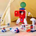 Daron NASA Space Adventure Series: Space Shuttle with Lights & Sounds & Figure, Approx 9" X 7", Medium