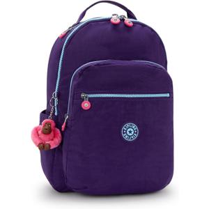 Kipling Women's Seoul Bts 15" Laptop Backpack, Durable, Roomy with Padded Shoulder Straps, Built-In Protective Sleeve, Medium