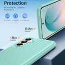 FNTCASE for Samsung Galaxy S26 Plus Case: Military Grade Drop Protection, 14ft Drop Tested, Screen Protector Included, Anti-Slip Anti-Fingerprint Dual Layer Shockproof Phone Case Cover (Mint Green)